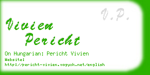 vivien pericht business card